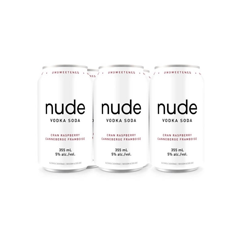 Nude Vodka Soda Cranberry Raspberry
